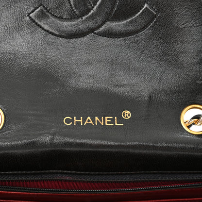 Chanel Lambskin Ribbon Quilted Small Single Flap Black 6 of 11