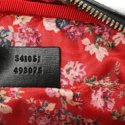 Gucci Calfskin Web Trapuntata Small GG Shoulder Bag Black 7 of 11