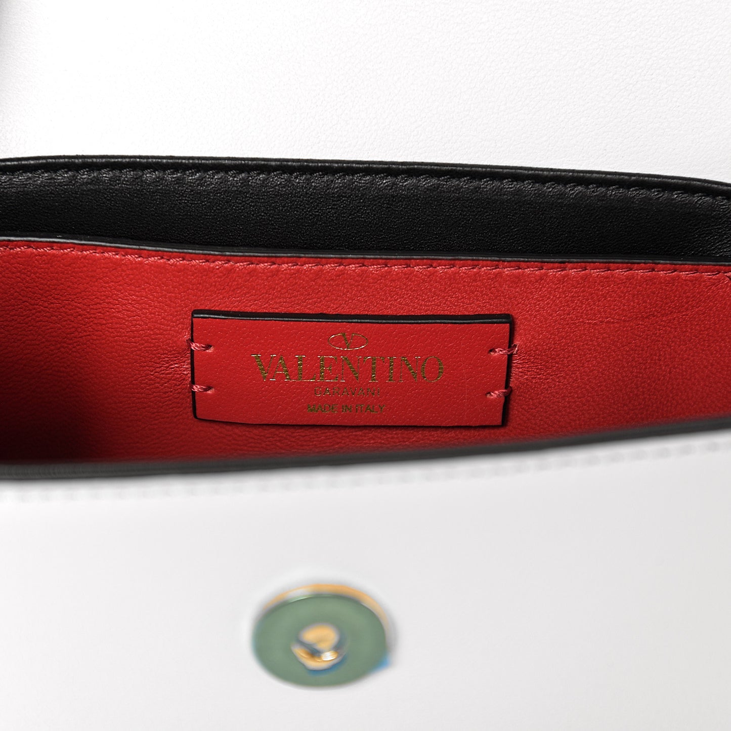 Calfskin Small Supervee Crossbody Bag Optic White
