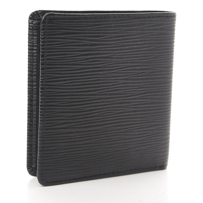Louis Vuitton Epi 6 Card Billfold Wallet Black 3 of 6