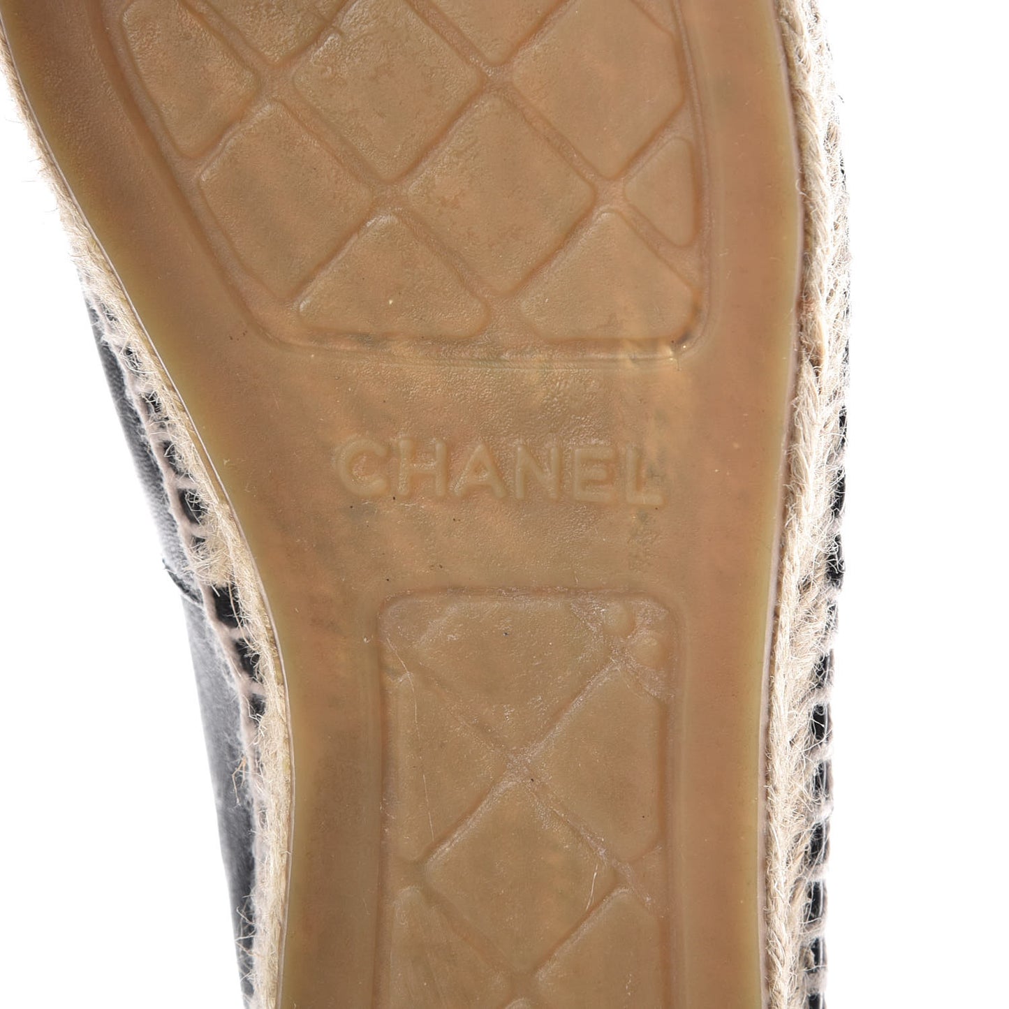 Lambskin CC Espadrilles 39 Black