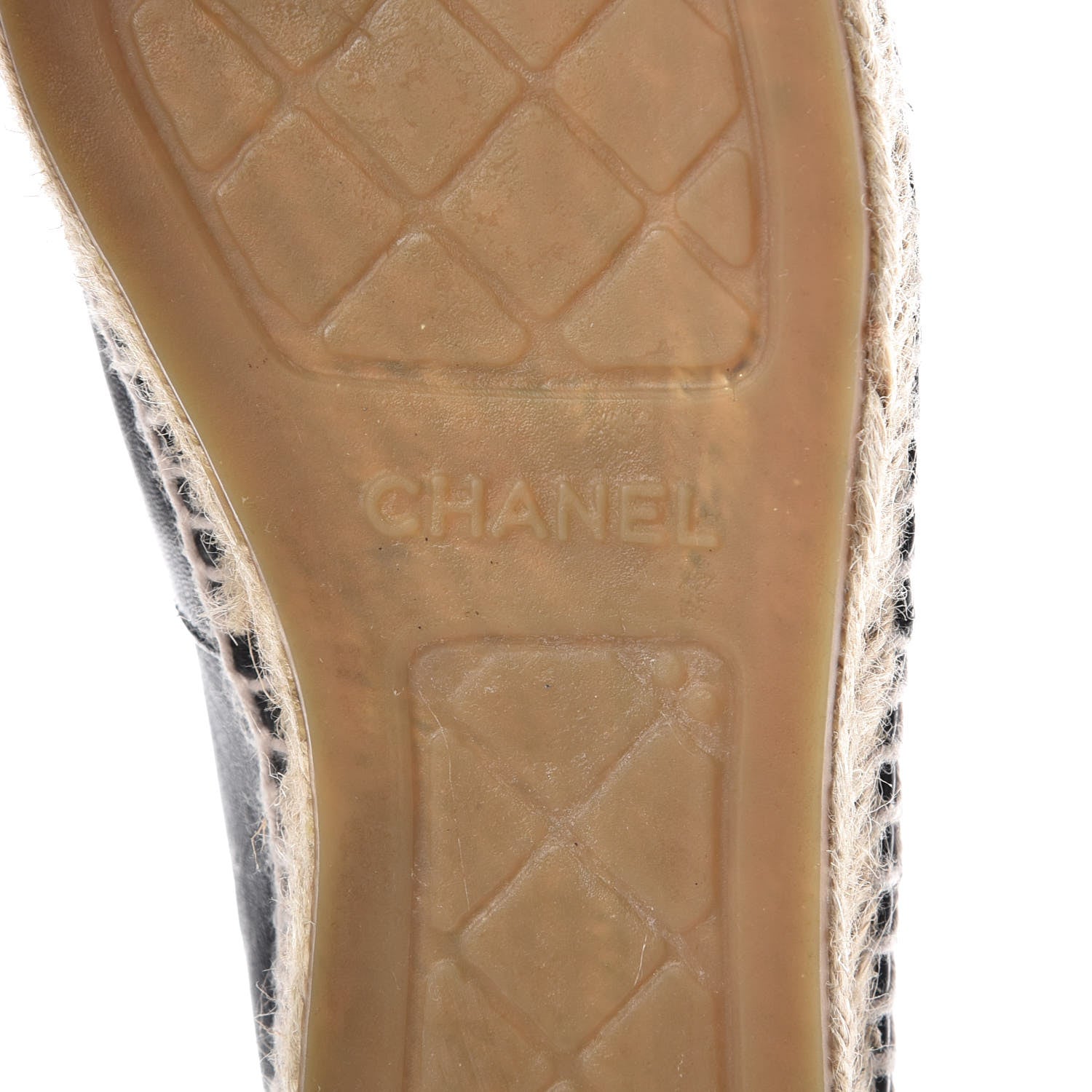 Chanel Lambskin CC Espadrilles 39 Black 6 of 11