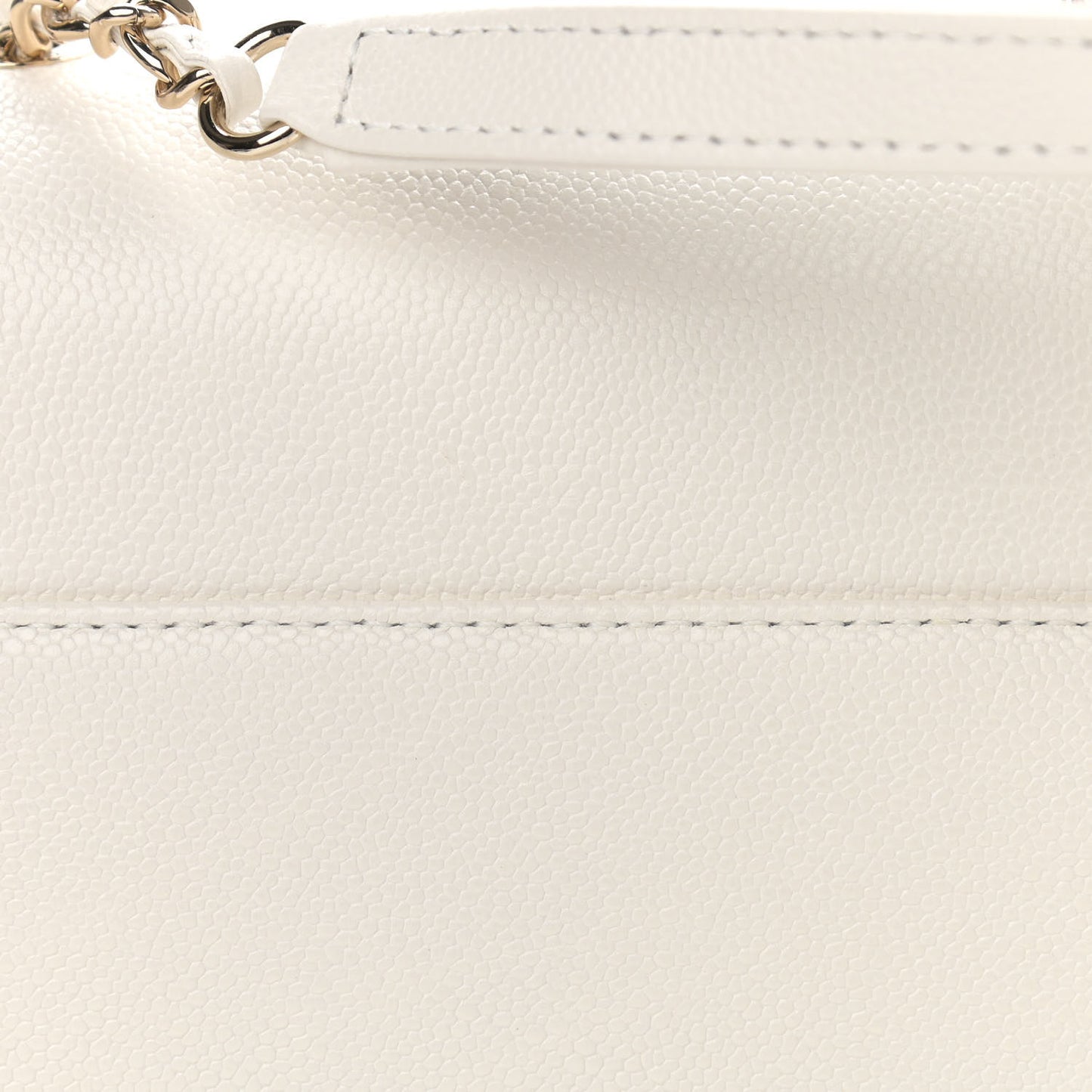 Caviar Quilted Business Affinity Backpack White