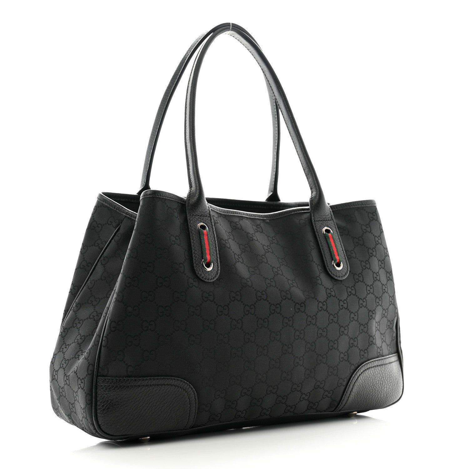 Gucci Monogram Medium Princy Tote Black 3 of 11