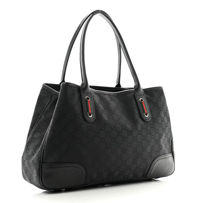 Gucci Monogram Medium Princy Tote Black 3 of 11
