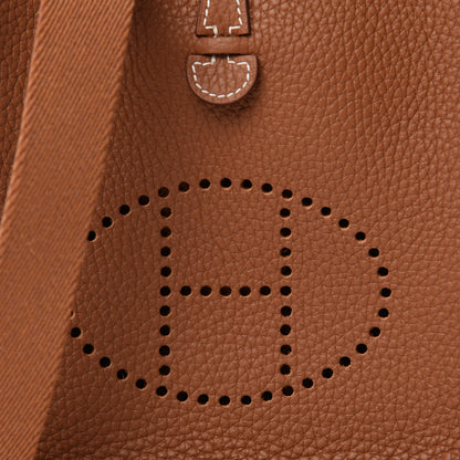 Hermes Taurillon Clemence Evelyne TPM Gold 10 of 11