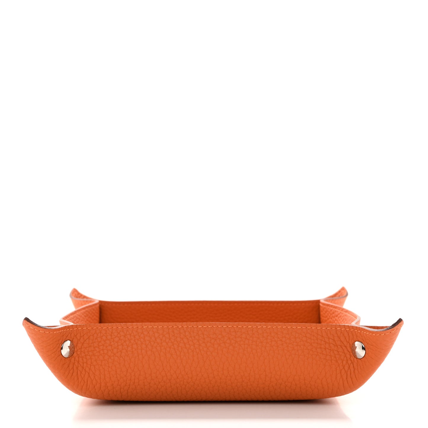 Taurillon Clemence Mises et Relances Change Tray Orange