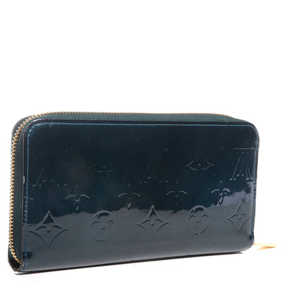 Louis Vuitton Vernis Zippy Wallet Blue Nuit 3 of 7