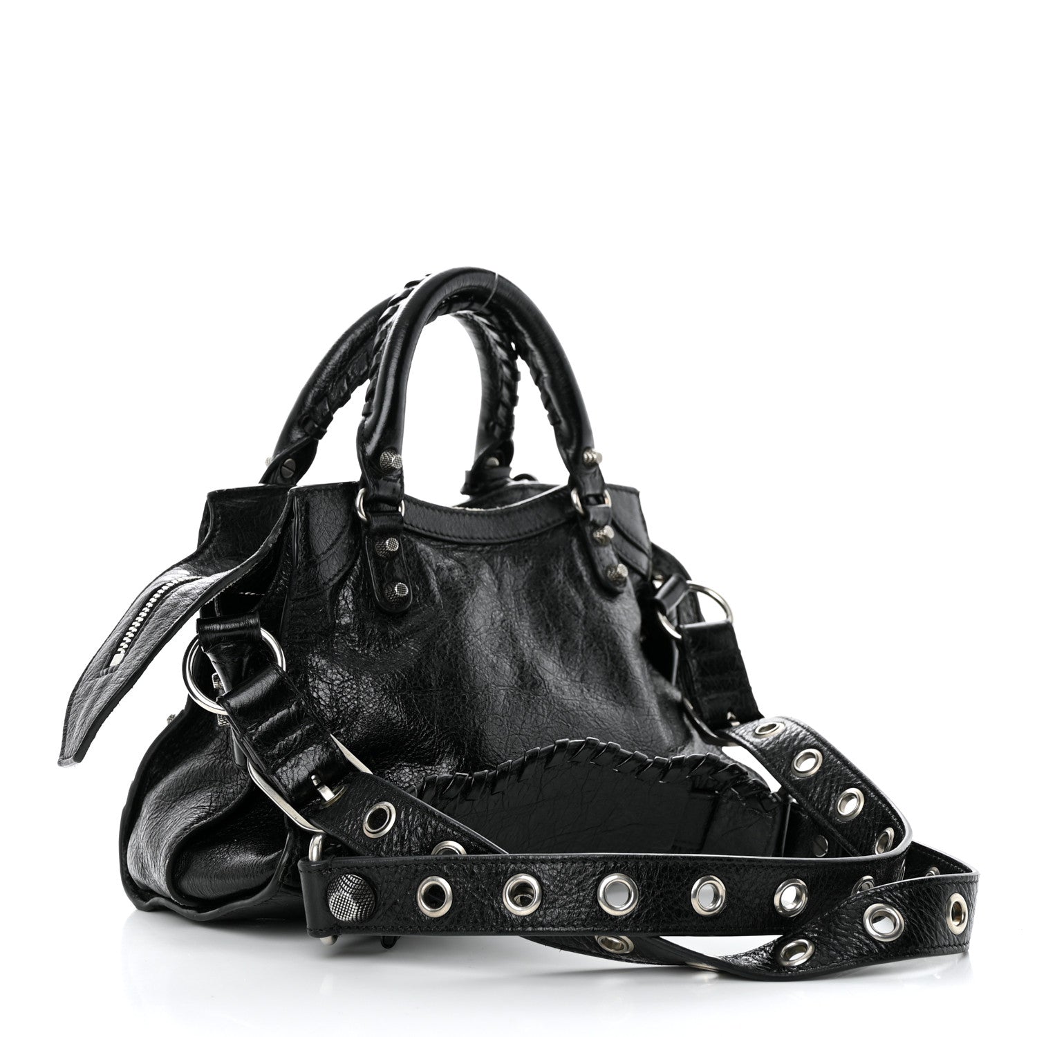 Balenciaga Agneau Arena Neo Cagole Handbag XS Black 3 of 10