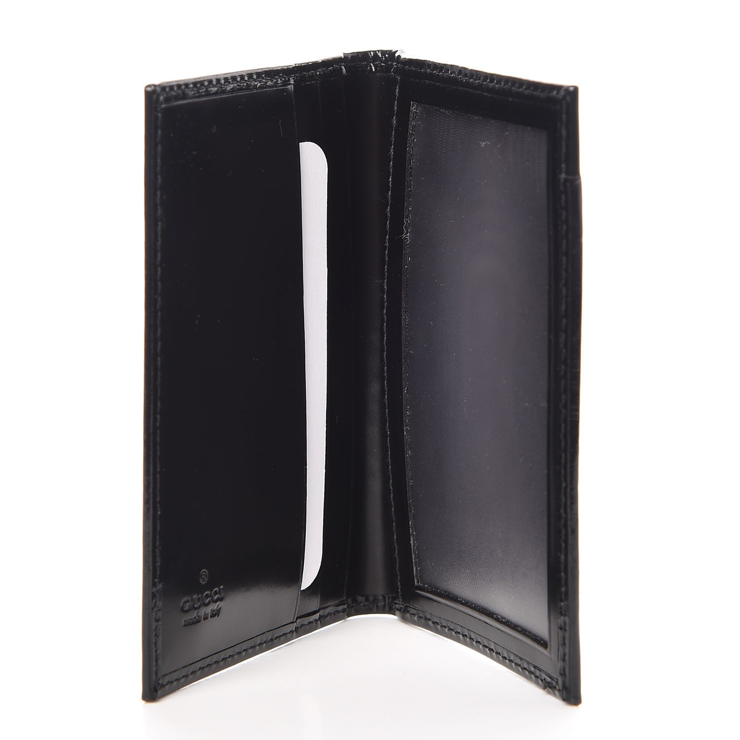 Gucci Textured Calfskin Betty Card Case Black 5 of 7