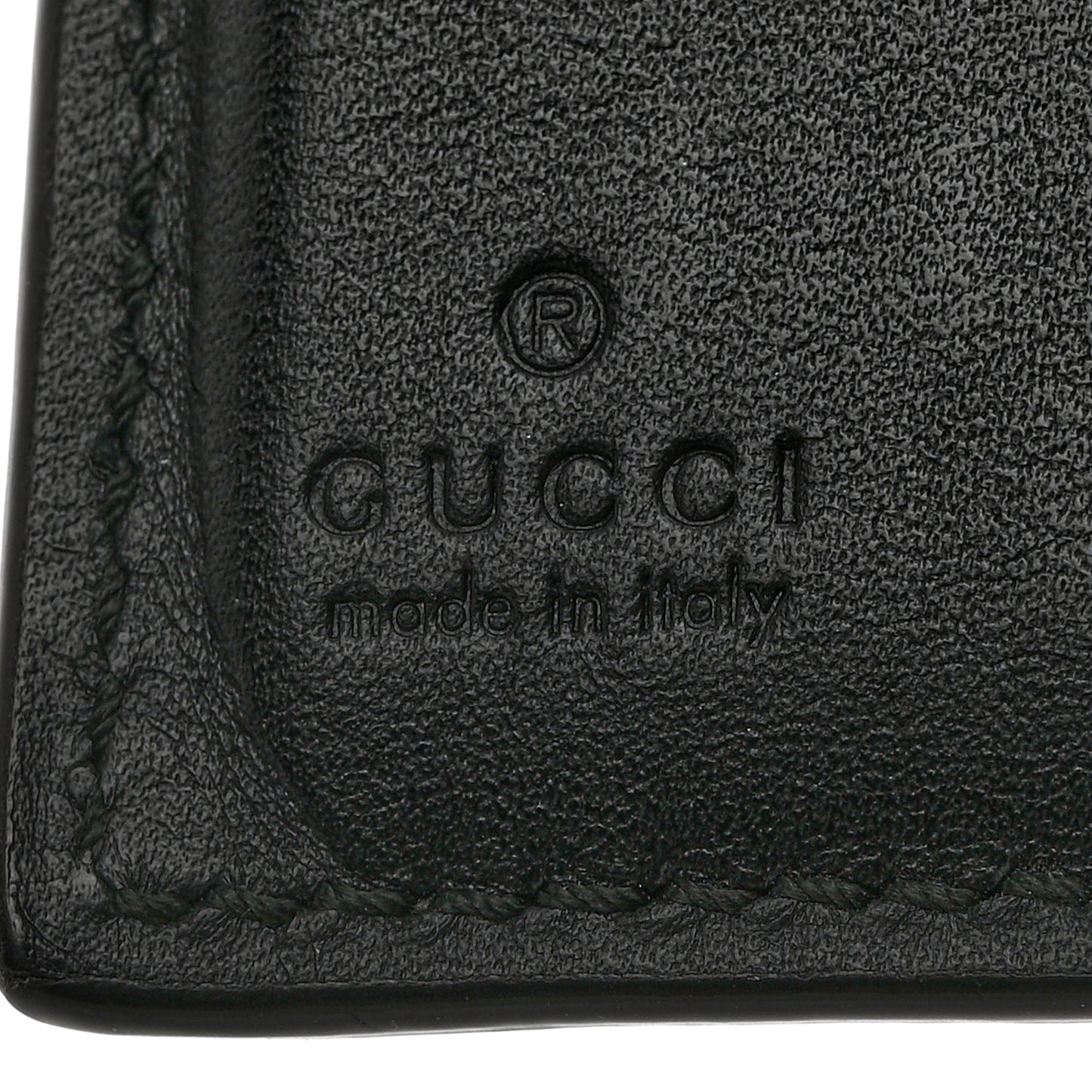 Guccissima Signature Web New Web Bi-Fold Coin Wallet Black