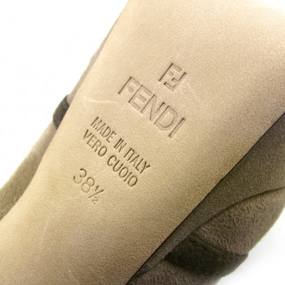 Fendi Suede Jardin Platform Pumps 38.5 5 of 6