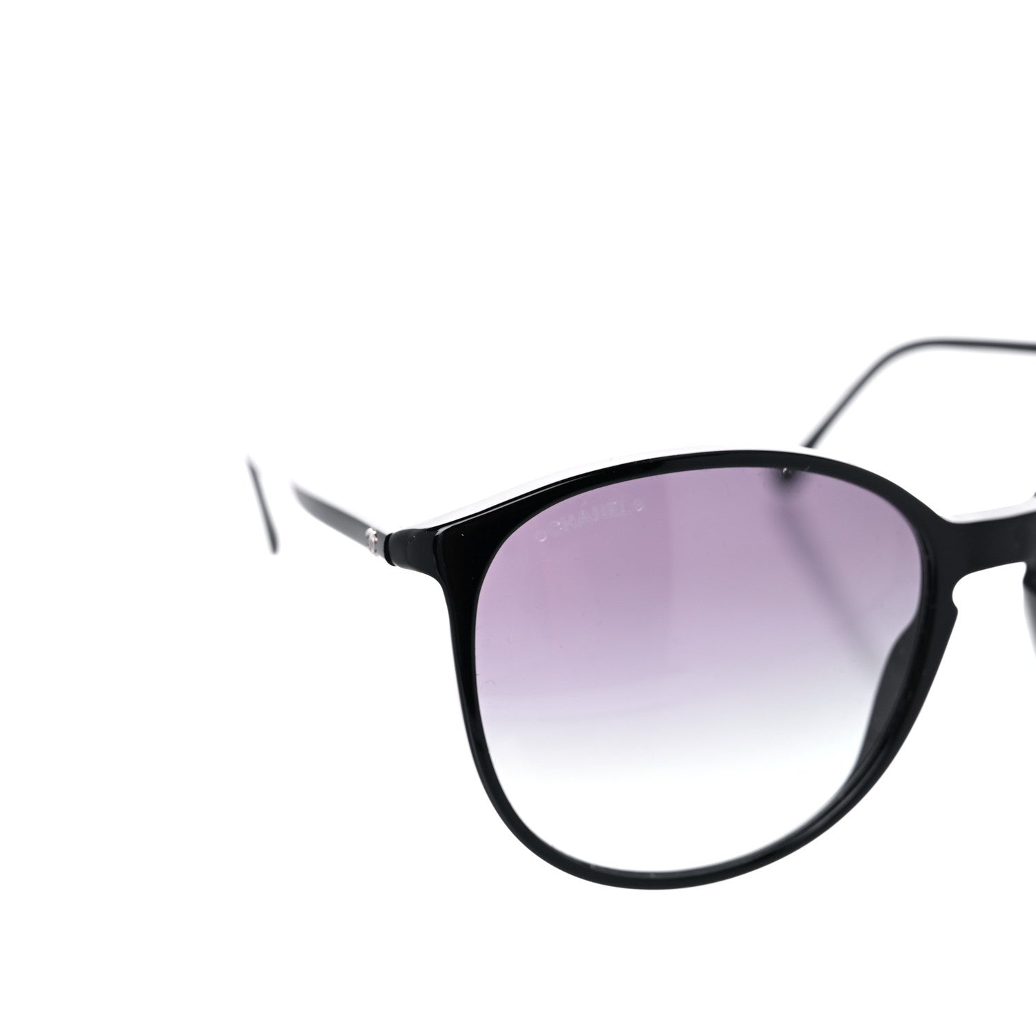 Chanel Acetate Round Sunglasses 5278 Black 6 of 7