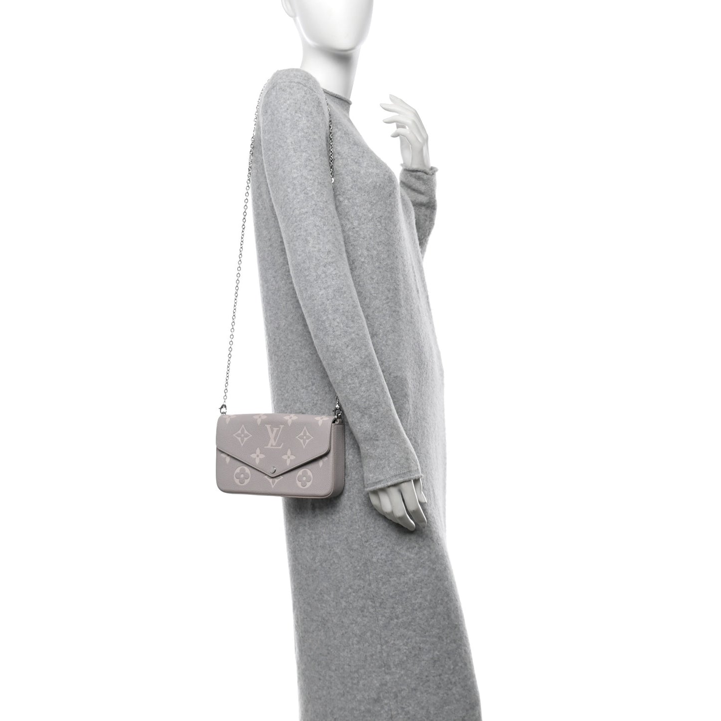 Empreinte Monogram Giant Felicie Pochette Brume Quartz