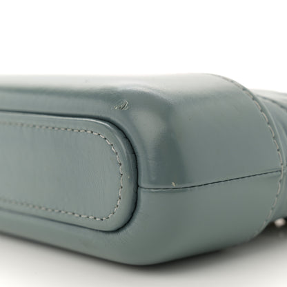 Chanel Aged Calfskin Quilted Small Gabrielle Clutch With Chain Light Blue 11 of 12