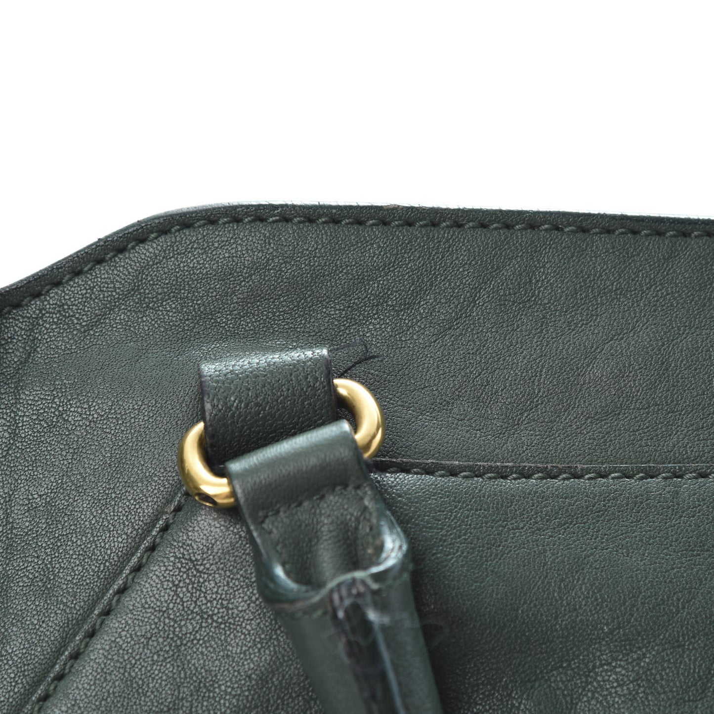Calfskin Medium Classic Y Cabas Thyme