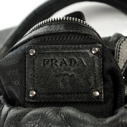 Prada Cervo Deerskin Shoulder Nero Black 8 of 8