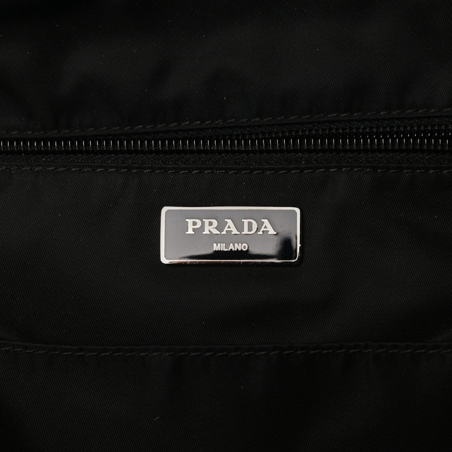 Nylon Montagna Compression Backpack Black