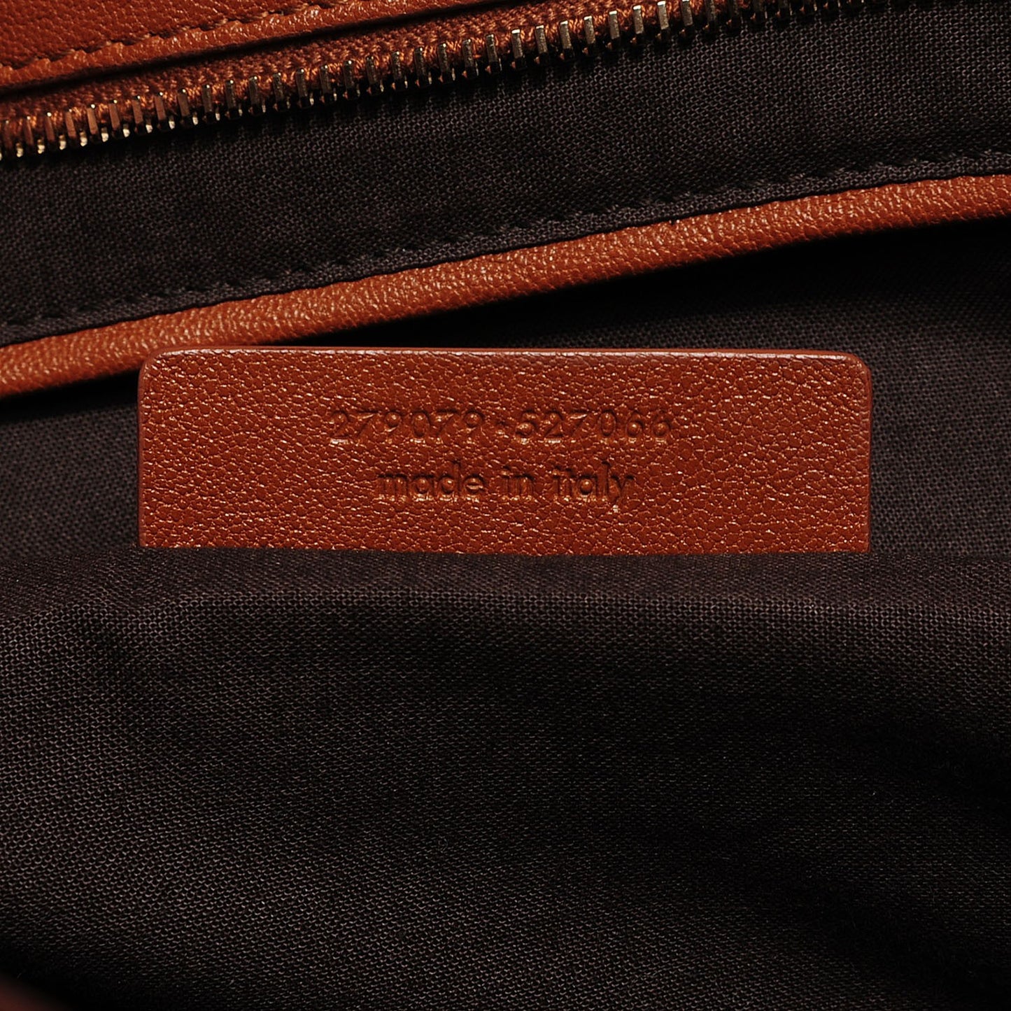 Leather Medium Cabas Chyc Whiskey