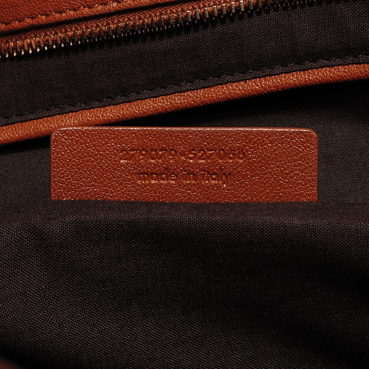 Saint Laurent Leather Medium Cabas Chyc Whiskey 7 of 9
