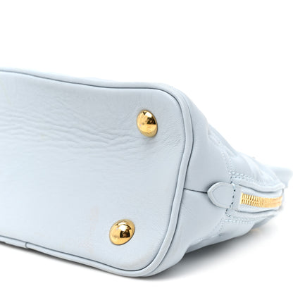 Louis Vuitton Calfskin Bubblegram Alma BB Ice Blue 8 of 10