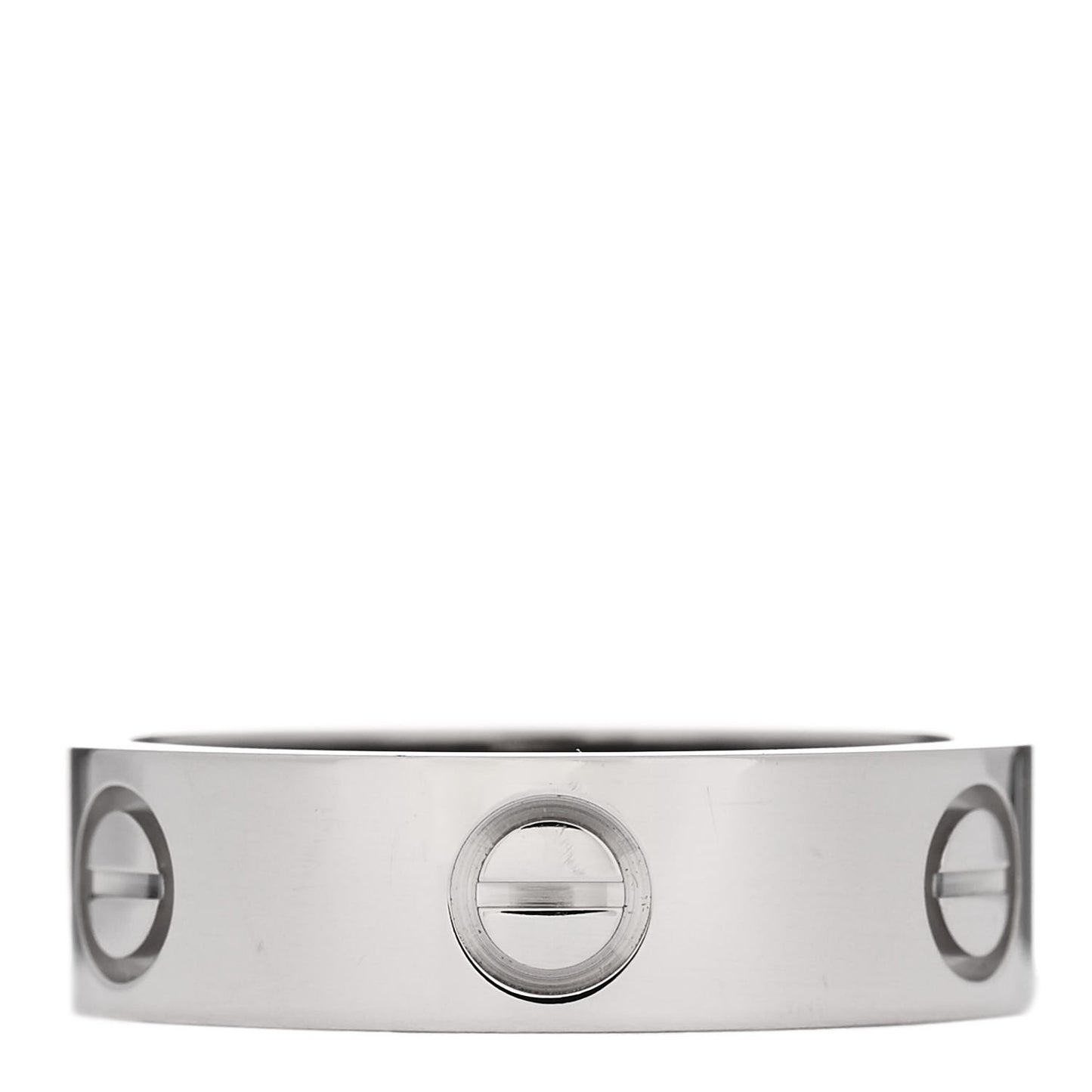 18K White Gold 5.5mm LOVE Ring 54 7