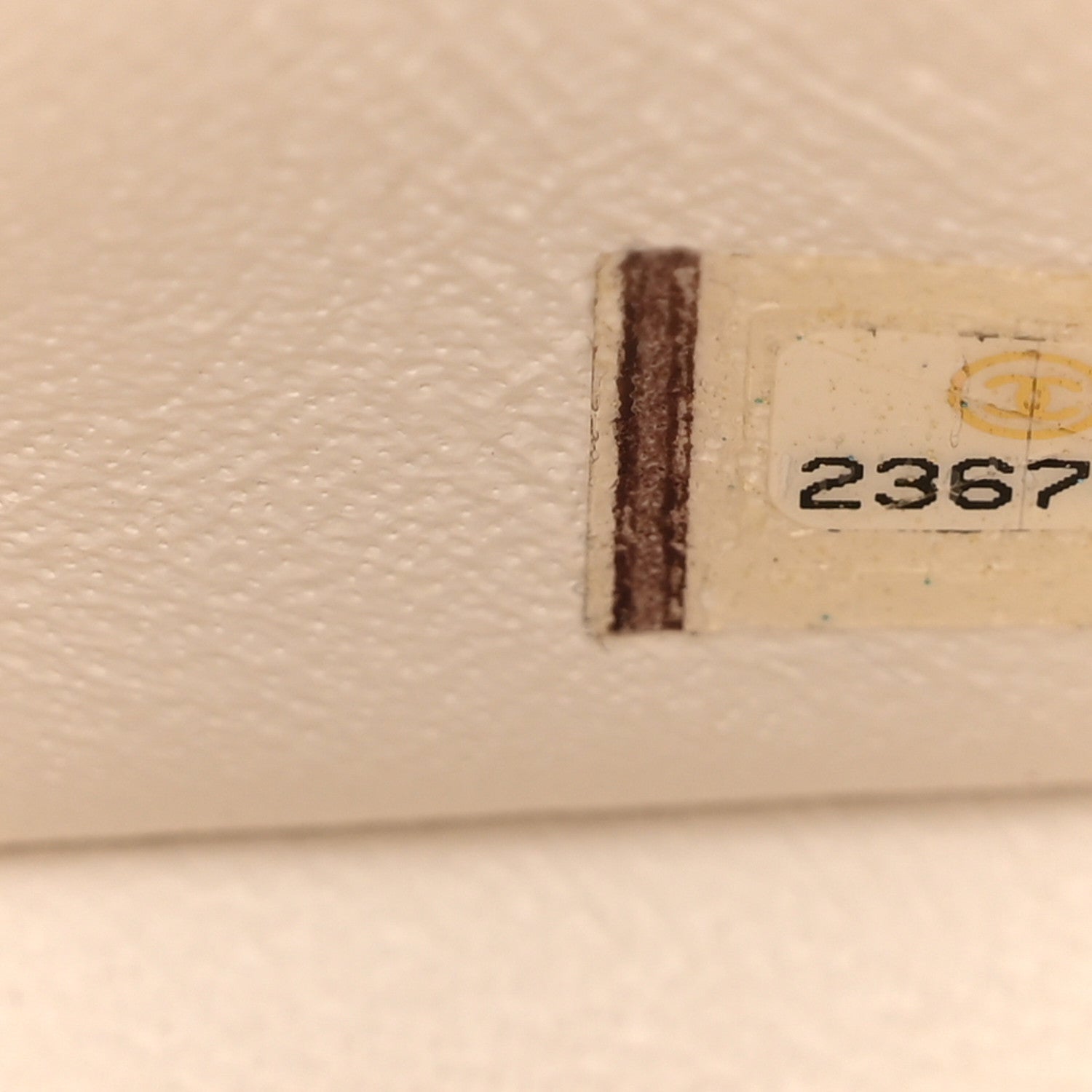 Chanel Crumpled Calfskin Quilted Mini Square Flap White 7 of 12