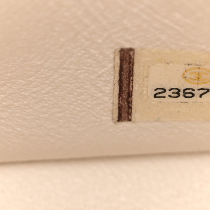 Chanel Crumpled Calfskin Quilted Mini Square Flap White 7 of 12