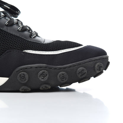 Chanel Calfskin Mesh Lycra Sneakers 39 Black 14 of 22
