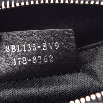 Fendi Shiny Nappa Crystal Croc Tail Mini By The Way Boston Bag Black Smoky Quartz 8 of 12