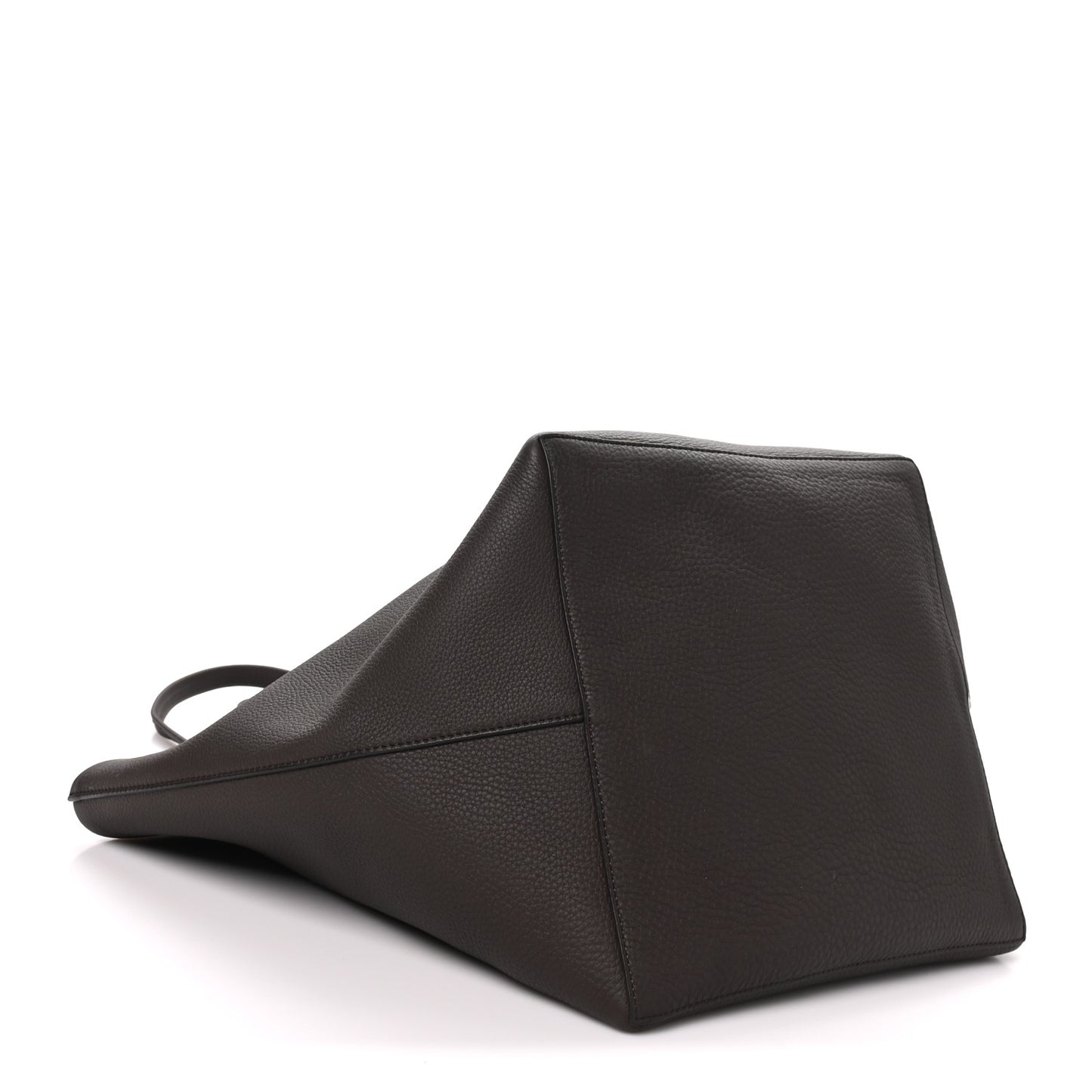 Grained Calfskin Park Tote Three Dark Taupe
