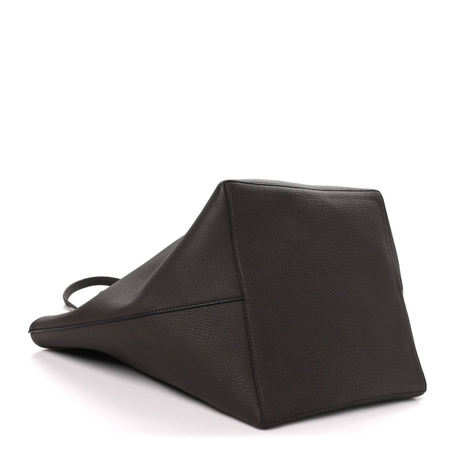 The Row Grained Calfskin Park Tote Three Dark Taupe 5 of 11