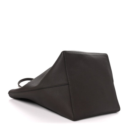 The Row Grained Calfskin Park Tote Three Dark Taupe 5 of 11