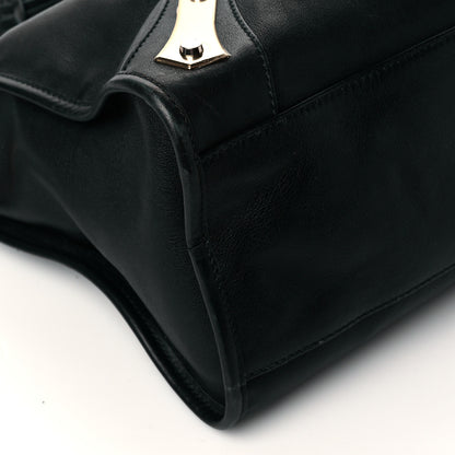 Balenciaga Veau Amp Plate Gold Hardware City Black 9 of 10
