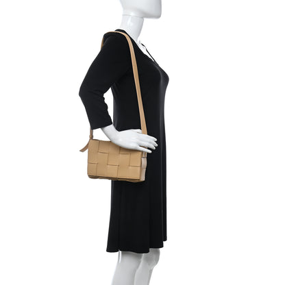 Bottega Veneta Nappa Maxi Intreccio Cassette Bag Almond 2 of 9