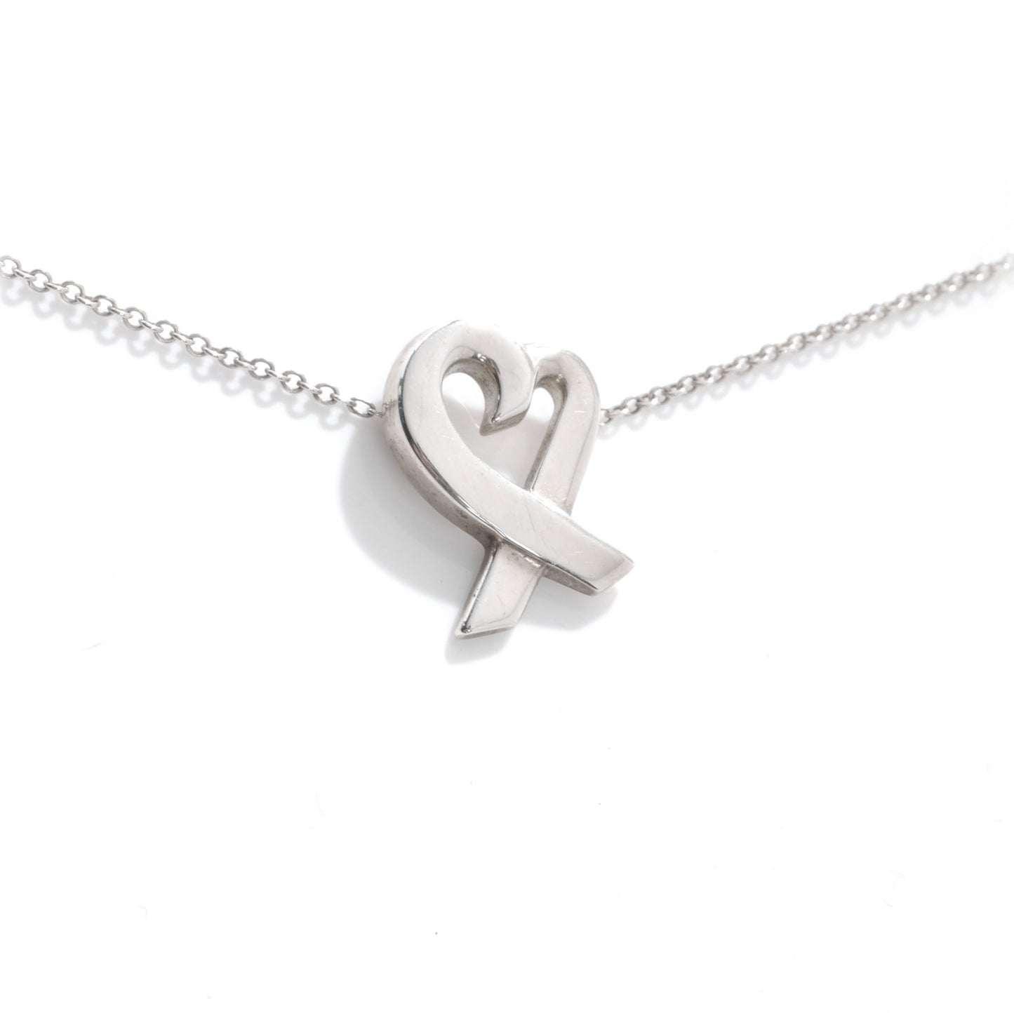 Sterling Silver Paloma Picasso Loving Heart Pendant Necklace