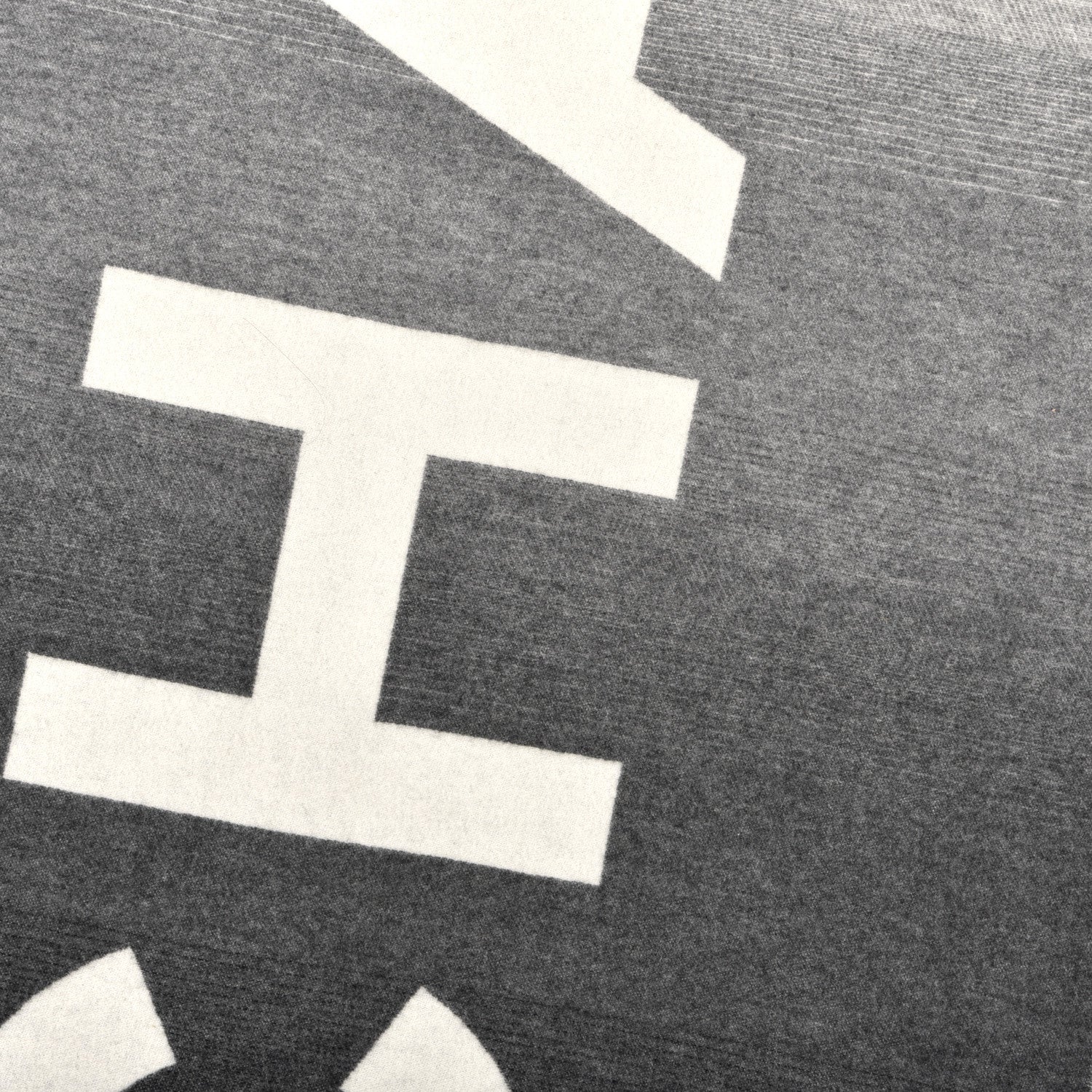 Chanel CC Logo Scarf Grey 3 of 4