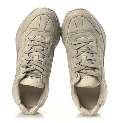 Gucci Soft Calfskin Mens Rhyton Sneakers 11.5 Ivory 2 of 15