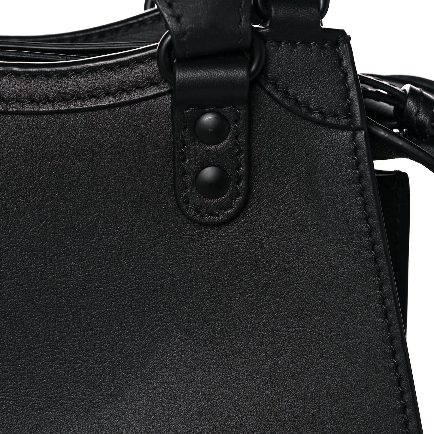 Smooth Calfskin Neo Classic Black Hardware Nano City Crossbody Black
