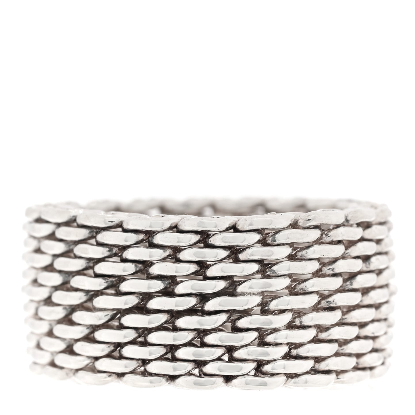 Sterling Silver Somerset Mesh Ring 52 6