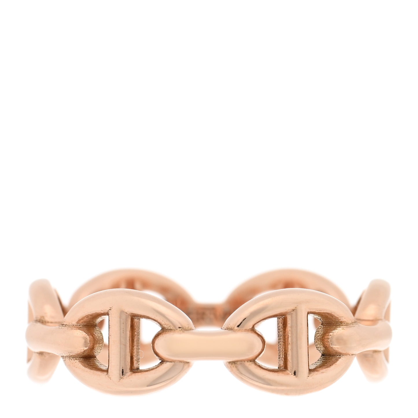 18K Rose Gold PM Chaine d'Ancre Enchainee Ring 51 5.75