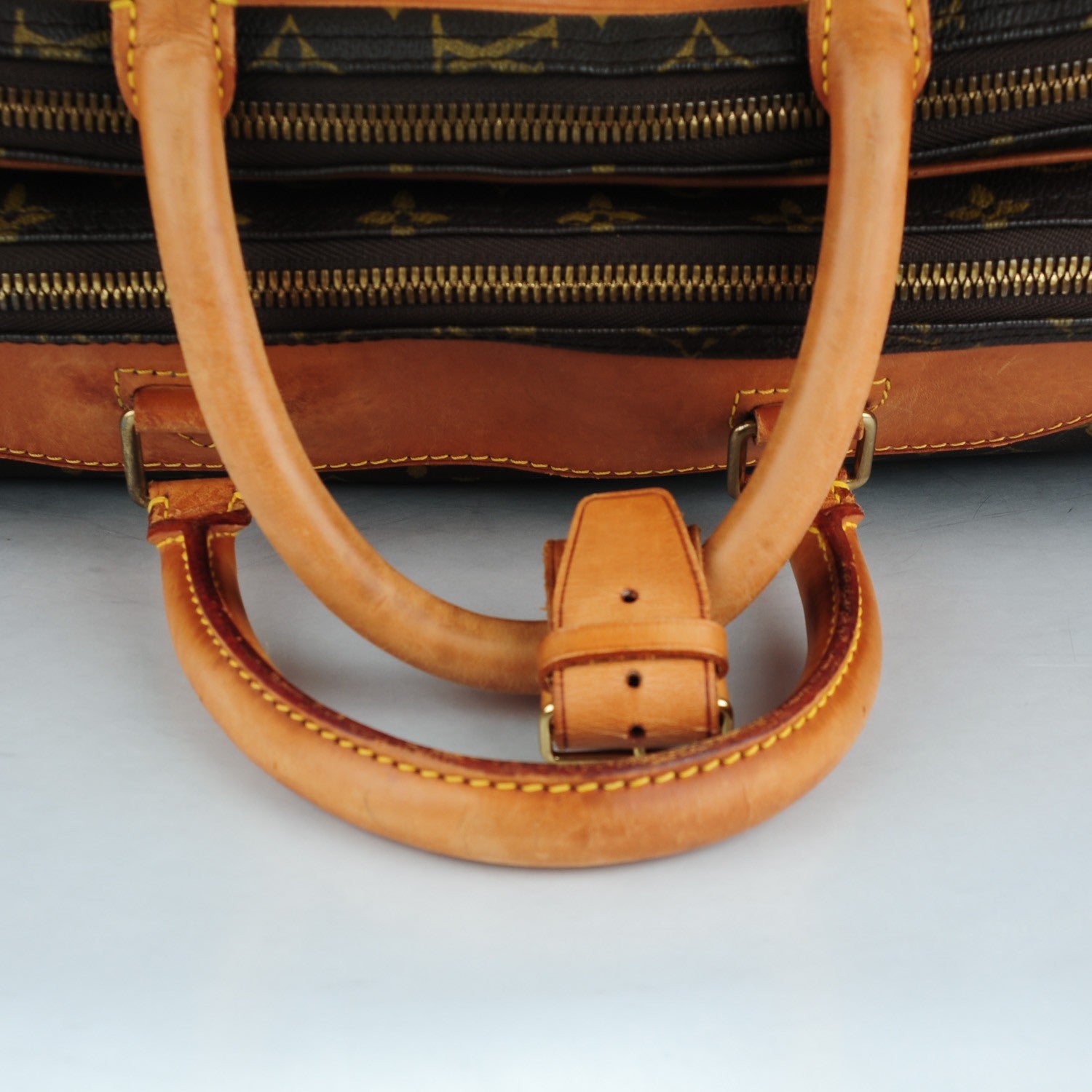 Louis Vuitton Monogram Alize 2 Compartment Luggage Travel Bag 11 of 11