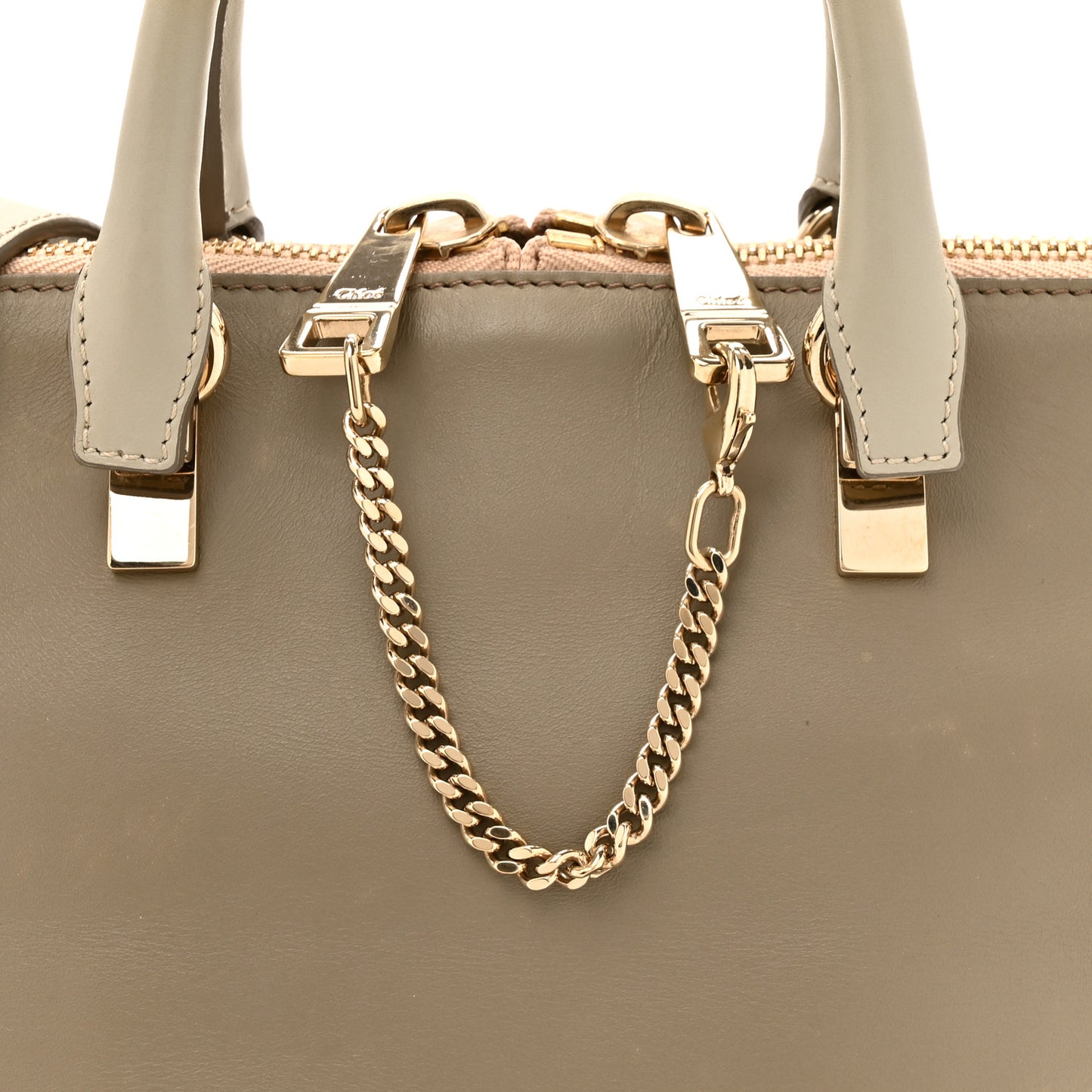 Smooth Calfskin Mini Baylee Tote Cashmere Grey