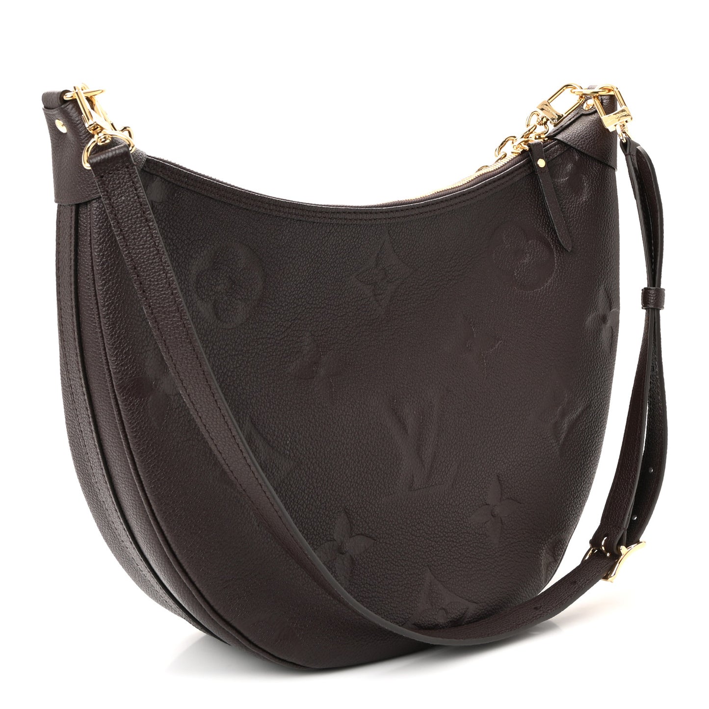 Empreinte Monogram Giant Loop Hobo Chocolate