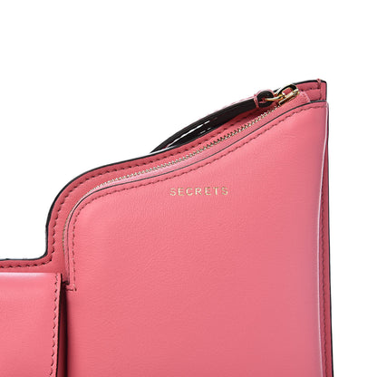 Fendi Vitello Grace Matte 3 Pocket Mini Crossbody Bag Pink 10 of 14