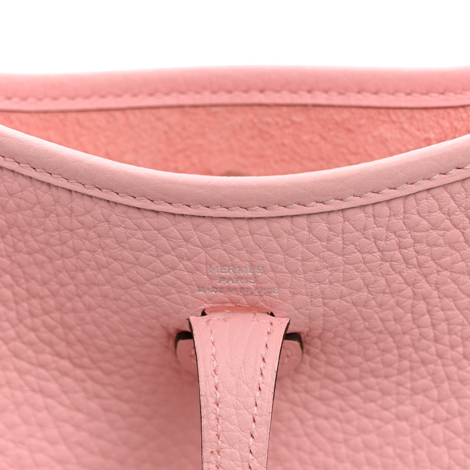 Hermes Taurillon Clemence Evelyne TPM Rose Sakura 6 of 10