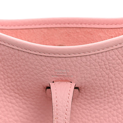 Hermes Taurillon Clemence Evelyne TPM Rose Sakura 6 of 10