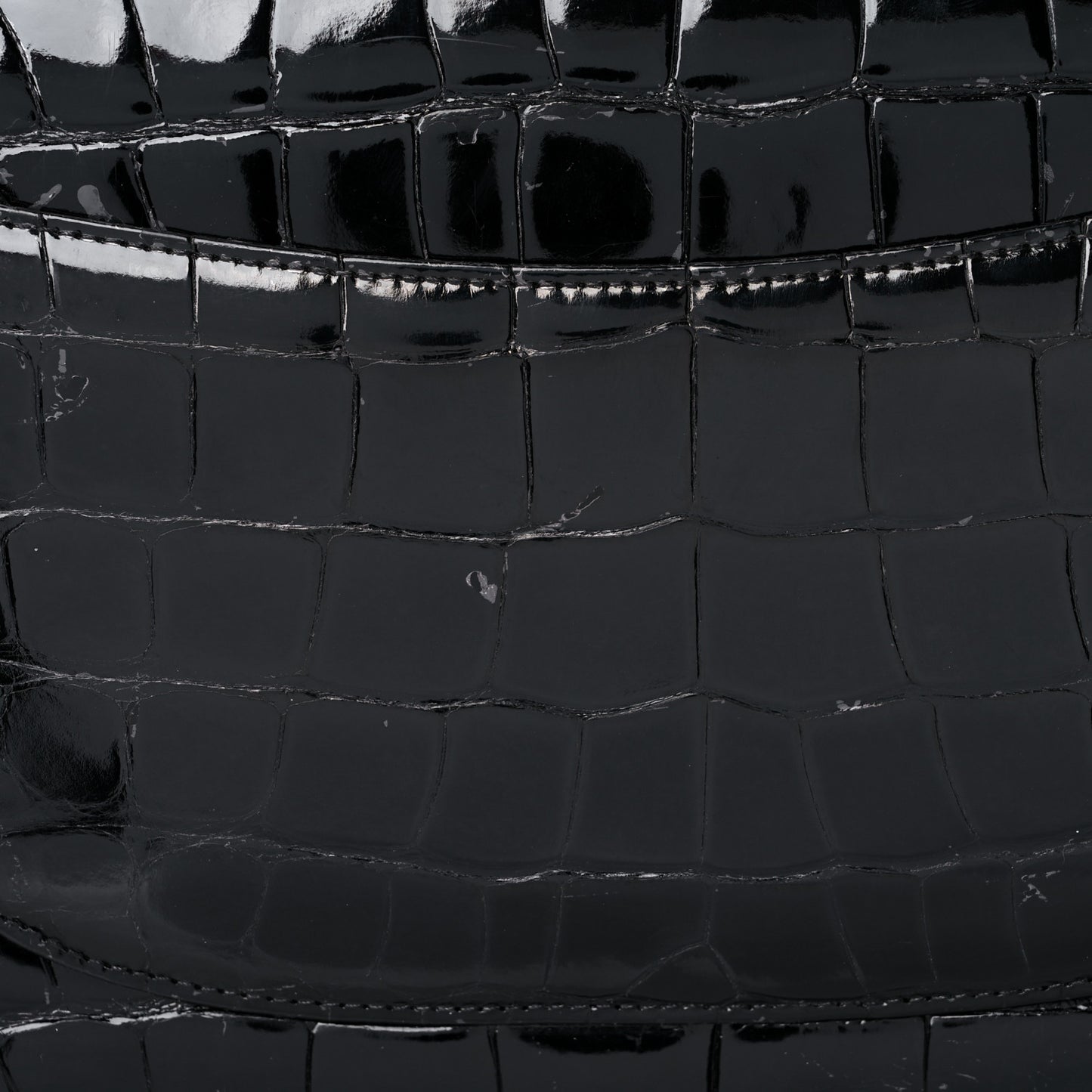 Alligator Jumbo Double Flap Black