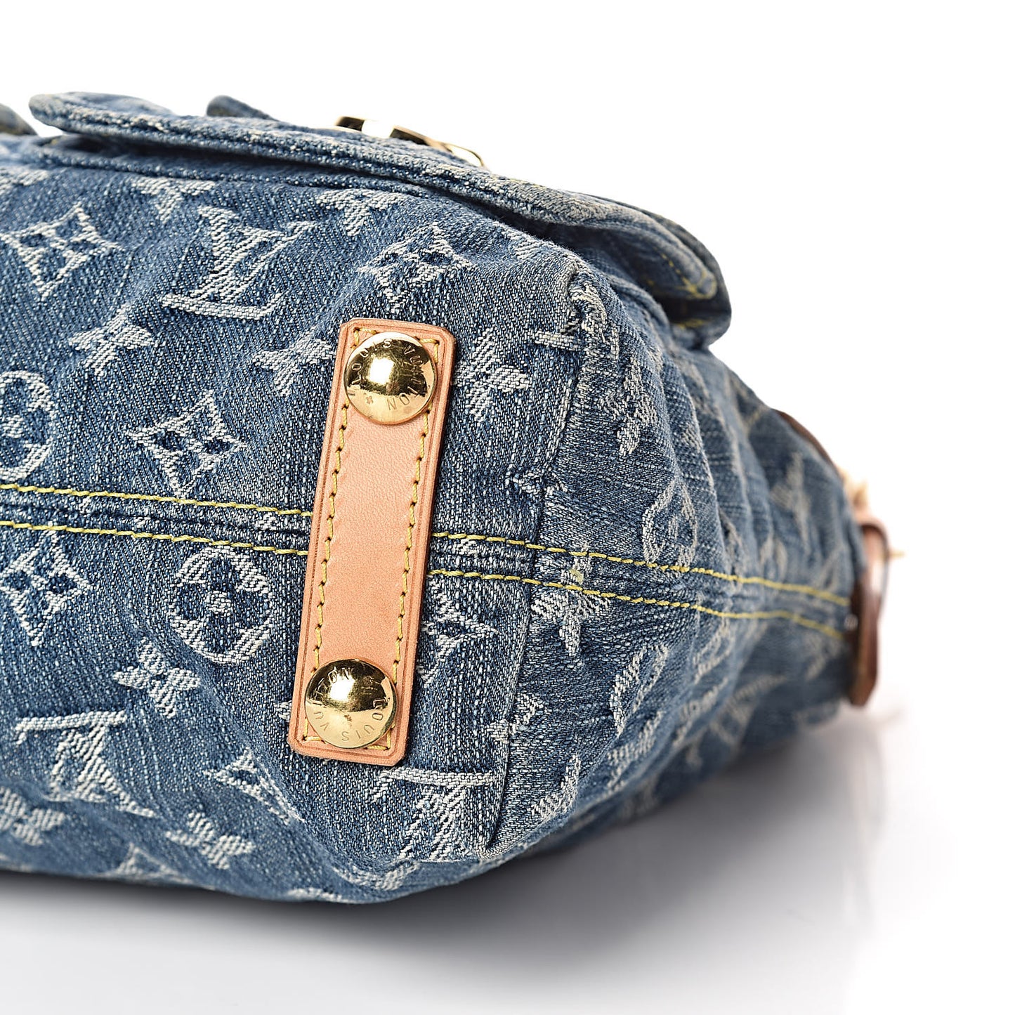 Monogram Denim Baggy PM Blue
