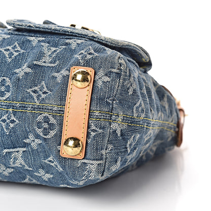 Louis Vuitton Monogram Denim Baggy PM Blue 8 of 14